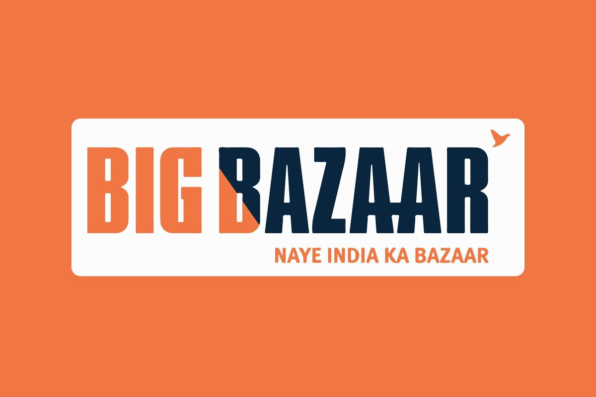 Big Bazaar反白logo