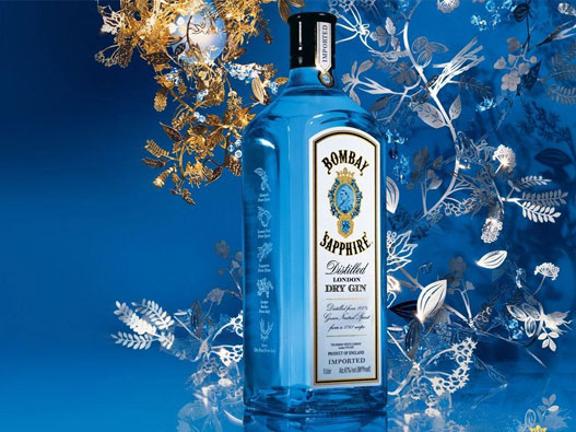 Bombay Sapphire孟买蓝宝石logo设计含义及洋酒品牌设计理念