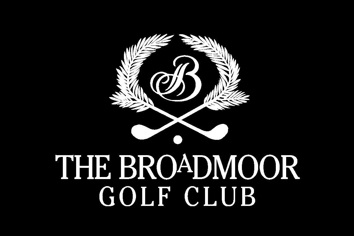 The Broadmoor反白logo