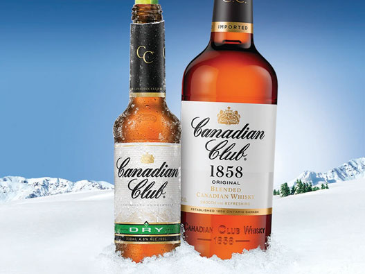 Canadian Club加拿大俱乐部logo设计含义及威士忌品牌设计理念