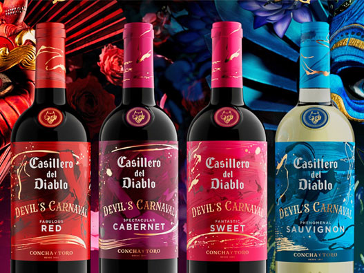 Casillero del Diablo红魔鬼logo设计含义及洋酒品牌设计理念