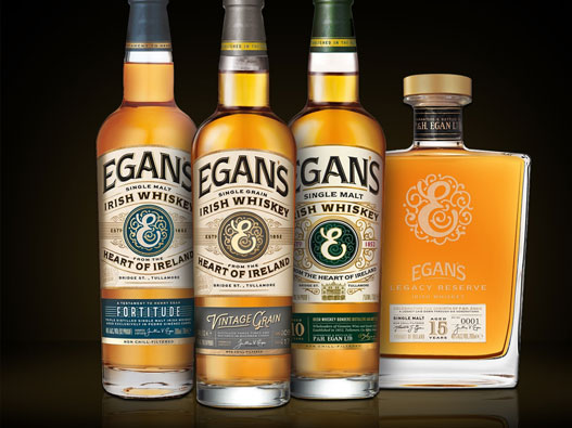 Egan's伊根logo设计含义及威士忌品牌设计理念