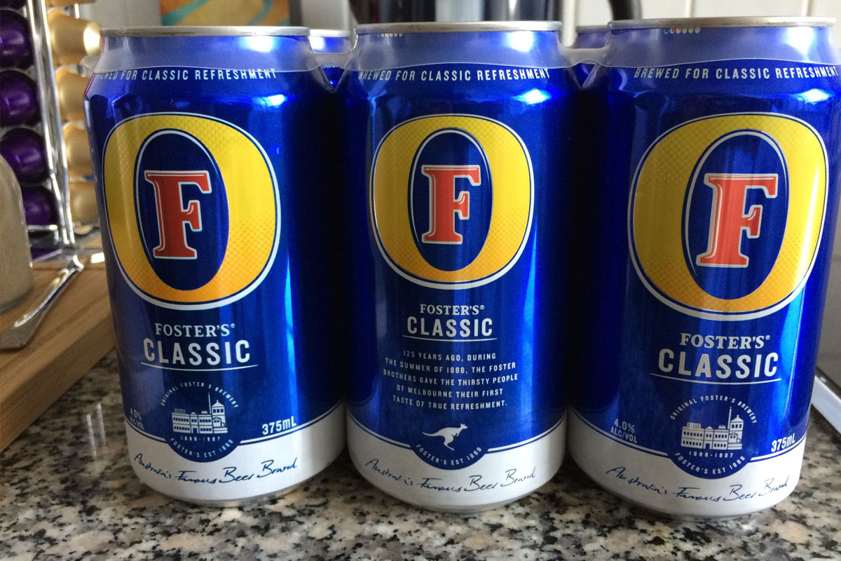Foster's福斯特啤酒包装