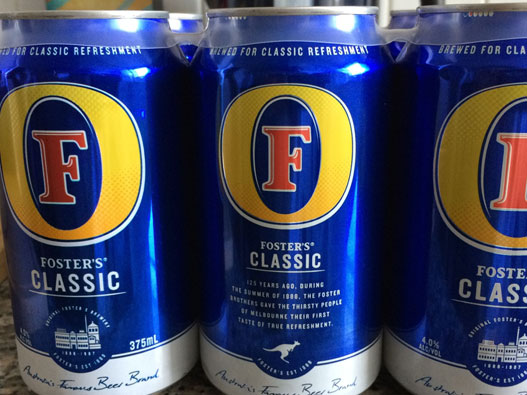 Foster's福斯特啤酒logo设计含义及啤酒品牌设计理念