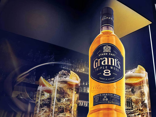 Grant’s格兰特logo设计含义及威士忌品牌设计理念