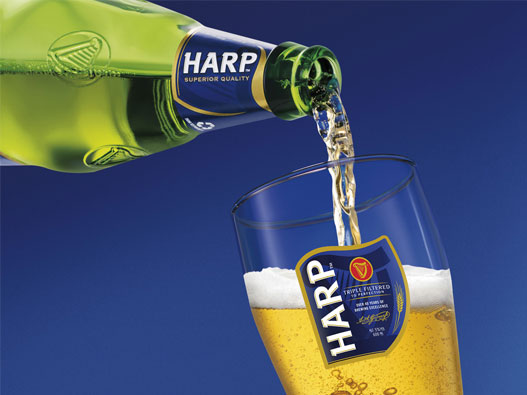 Harp竖琴logo设计含义及啤酒品牌设计理念