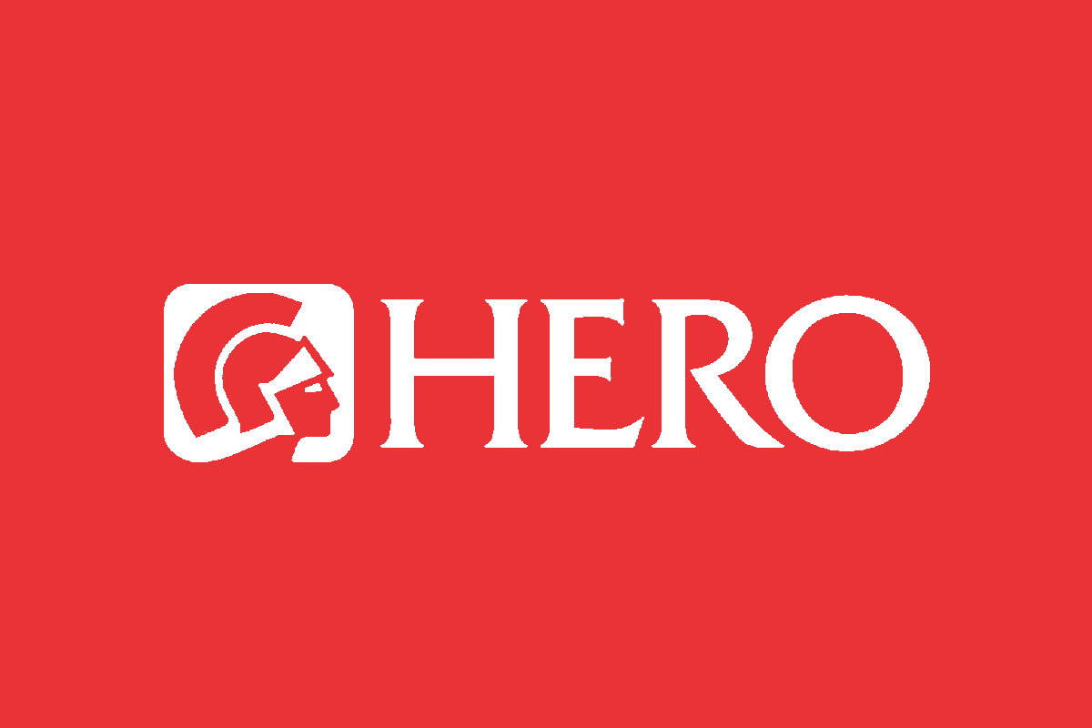 Hero Supermarket反白logo