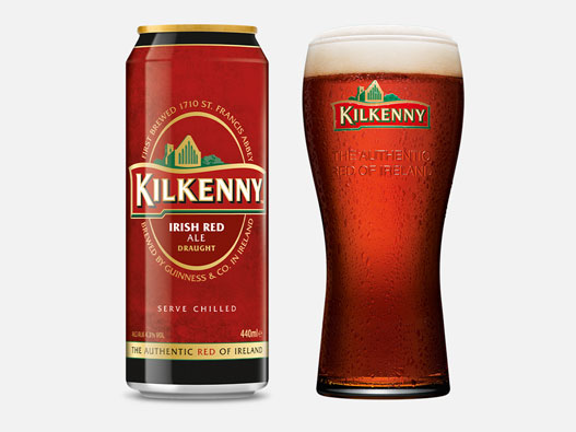 Kilkenny基尔肯尼logo设计含义及啤酒品牌设计理念