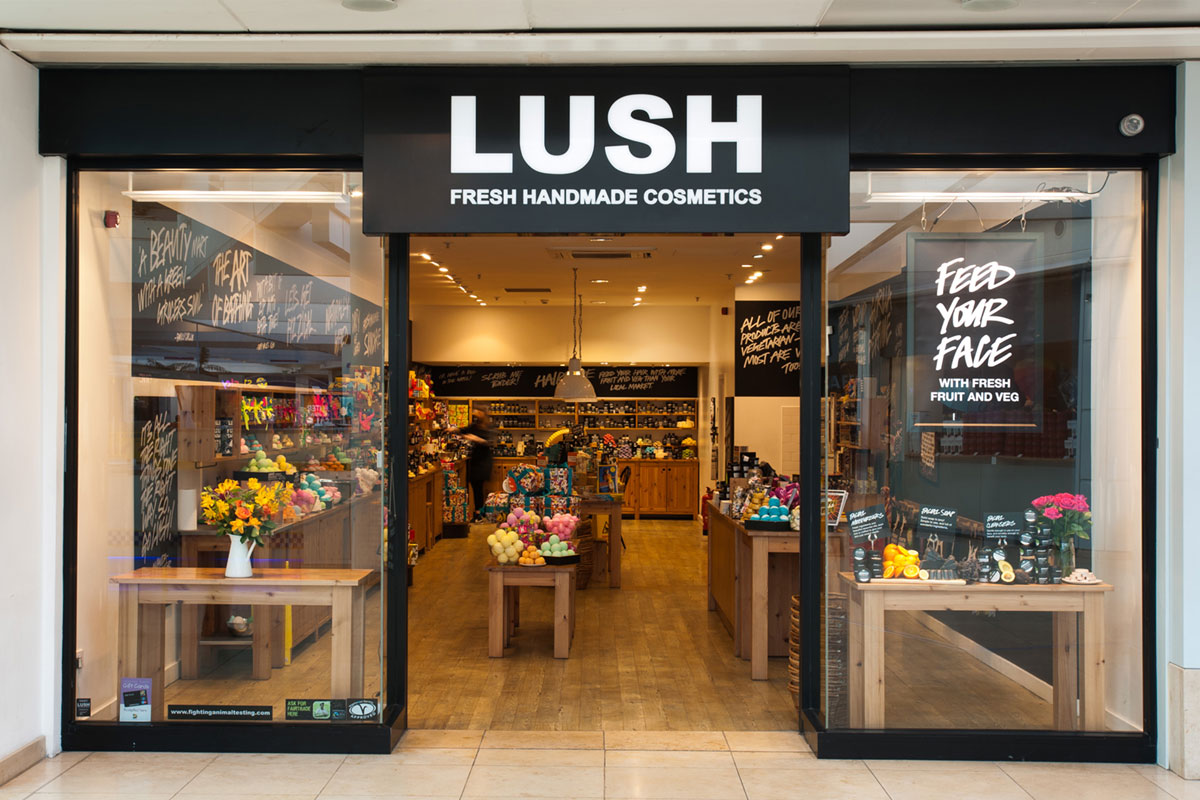 Lush标志设计含义及超市品牌设计理念