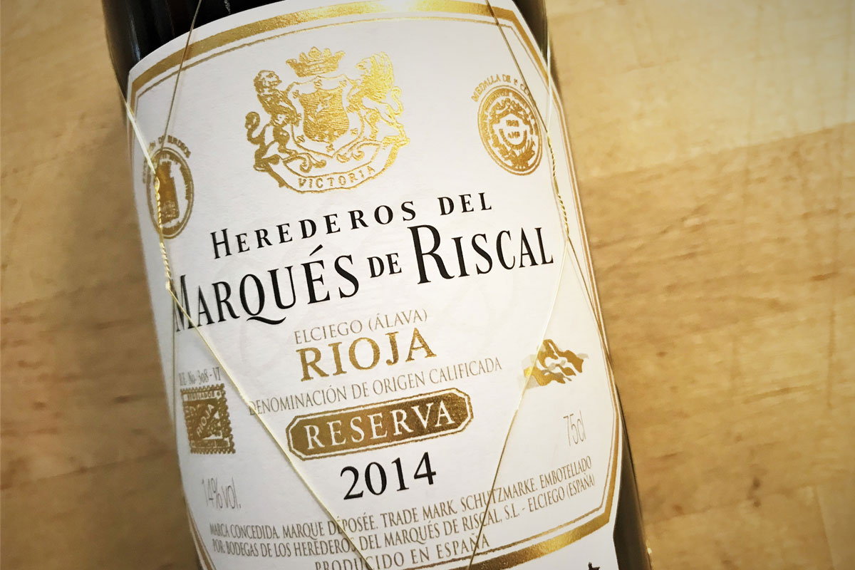 Marqués de Riscal瑞格尔侯爵标签