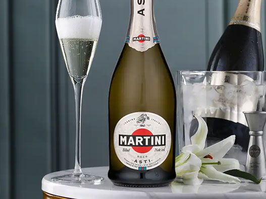 Martini马天尼logo设计含义及气泡酒品牌设计理念