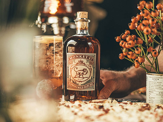 Monkey 47猴王47logo设计含义及洋酒品牌设计理念