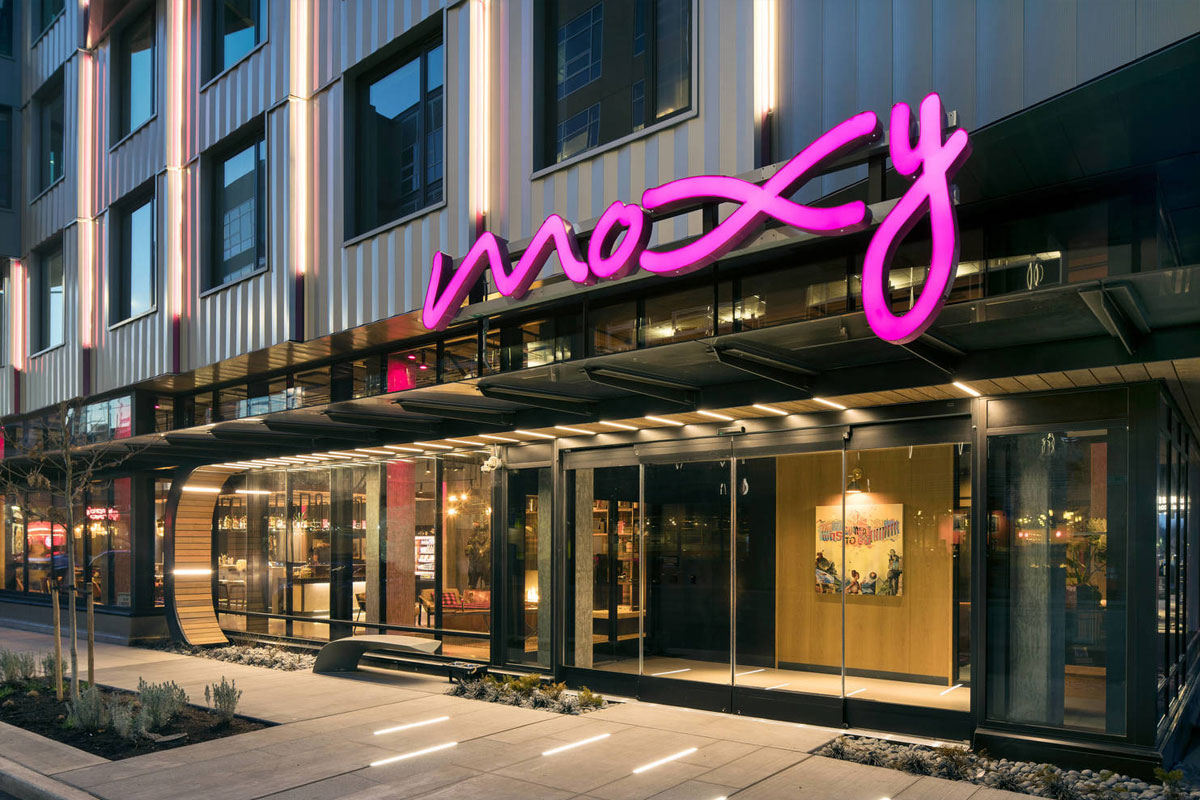 Moxy标志设计含义及酒店品牌设计理念