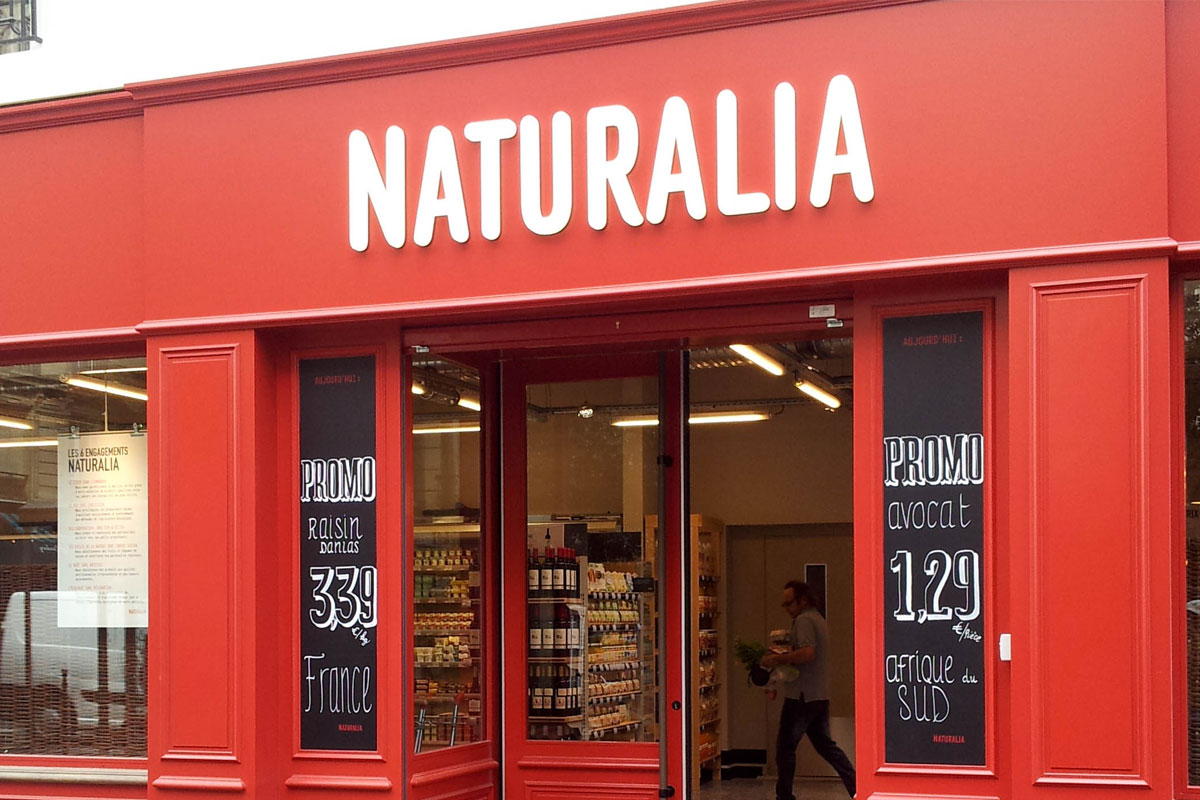 Naturalia标志设计含义及超市品牌设计理念