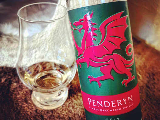 Penderyn彭德林logo设计含义及洋酒品牌设计理念
