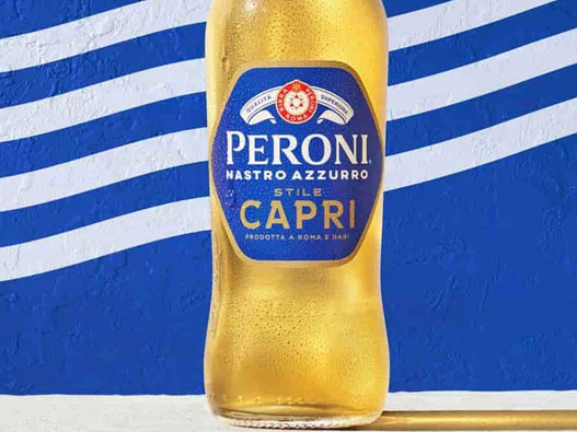 Peroni‌贝罗尼啤酒logo设计含义及啤酒品牌设计理念