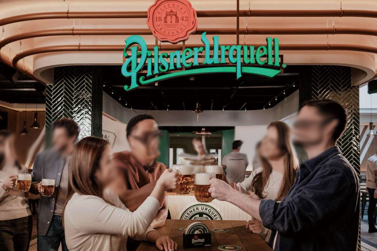Pilsner Urquell皮尔森欧克招牌