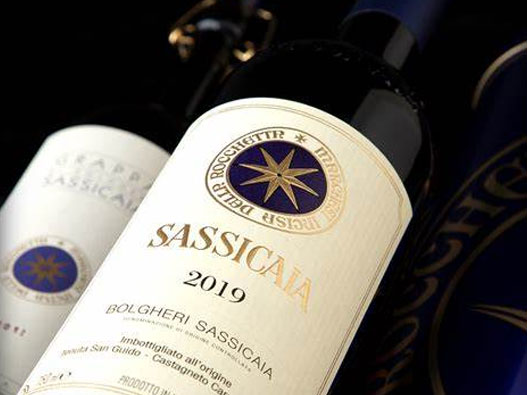 Sassicaia西施佳雅logo设计含义及葡萄酒品牌设计理念