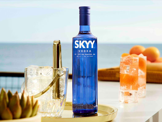 Skyy天空logo设计含义及伏特加品牌设计理念