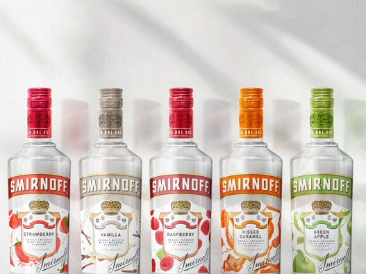 Smirnoff斯米尔诺夫logo设计含义及伏特加品牌设计理念