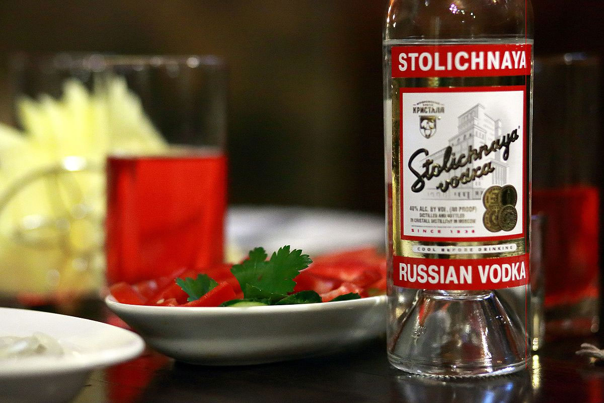 Stolichnaya斯托利标签