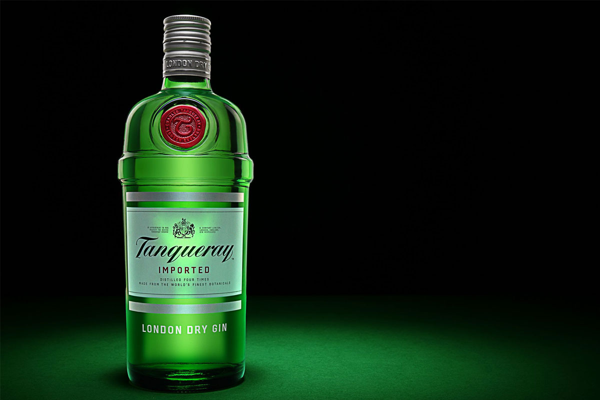 Tanqueray添加利金酒包装