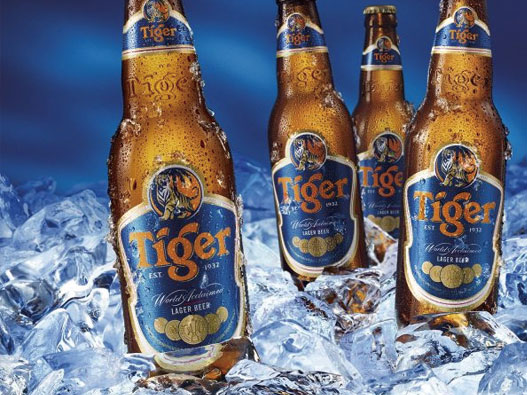 Tiger Beer虎牌啤酒logo设计含义及啤酒品牌设计理念