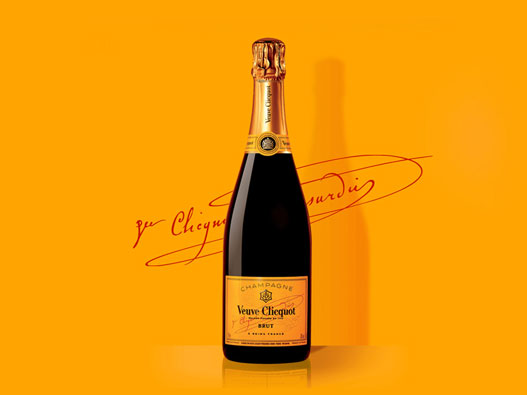 Veuve Clicquot凯歌logo设计含义及香槟品牌设计理念