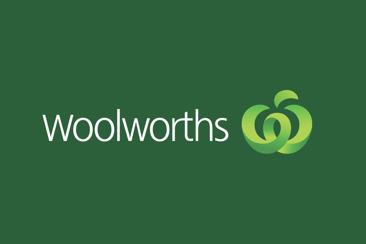 Woolworths反白logo