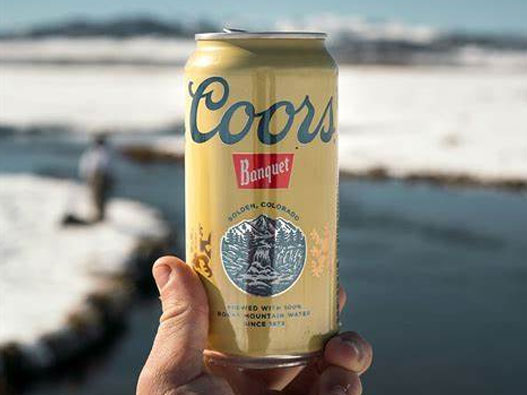 Coors康胜啤酒logo设计含义及啤酒品牌设计理念
