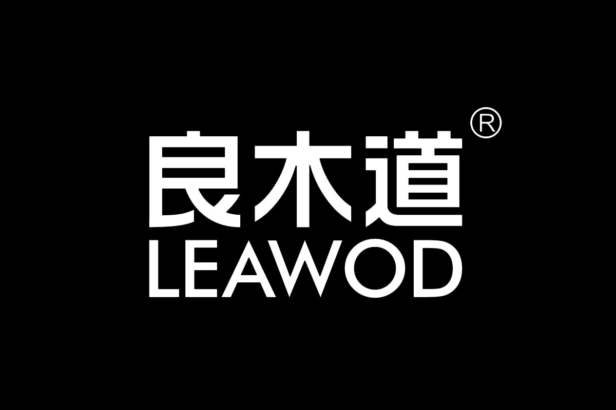 良木道门窗反白logo