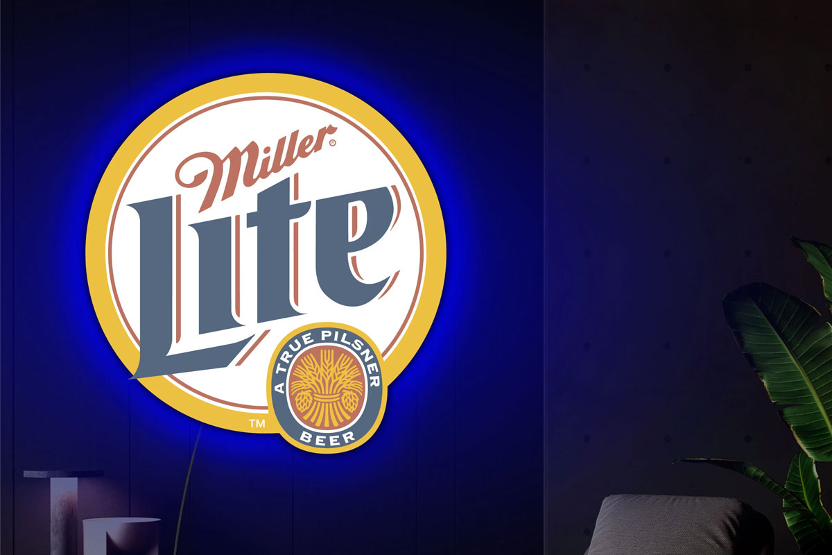 Miller Lite米勒淡啤招牌