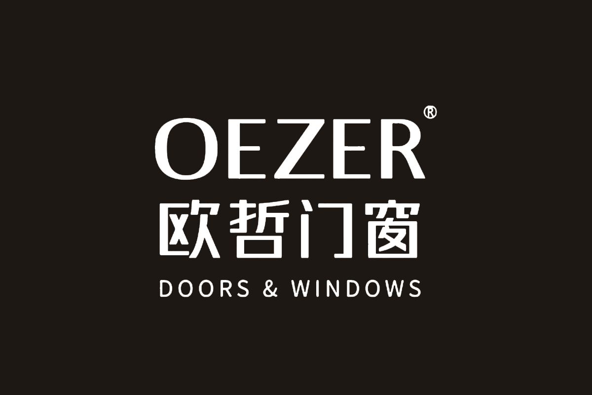 欧哲门窗反白logo