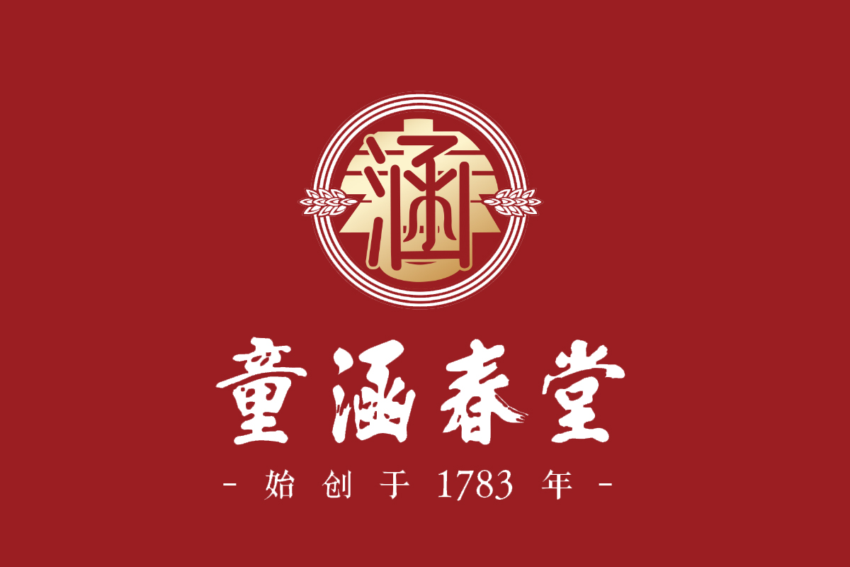 ‌童涵春堂反白logo