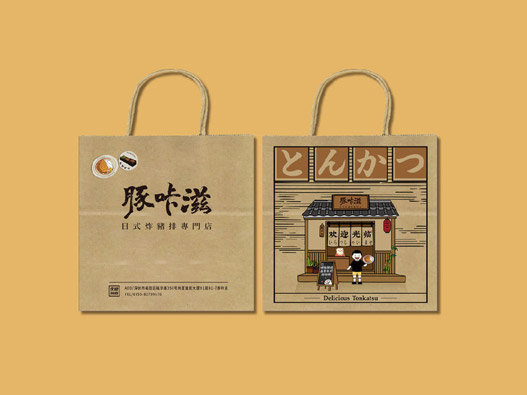 豚咔滋 | 日式炸猪排餐饮品牌形象设计