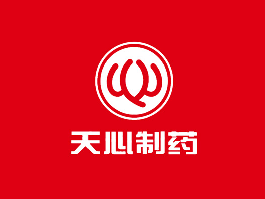 天心制药logo设计含义及设计理念