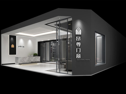 昂尊门窗logo设计含义及门窗品牌设计理念