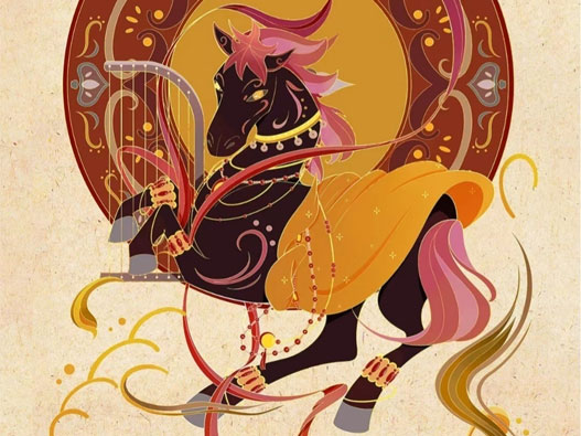 敦煌版 · 十二生肖插画设计