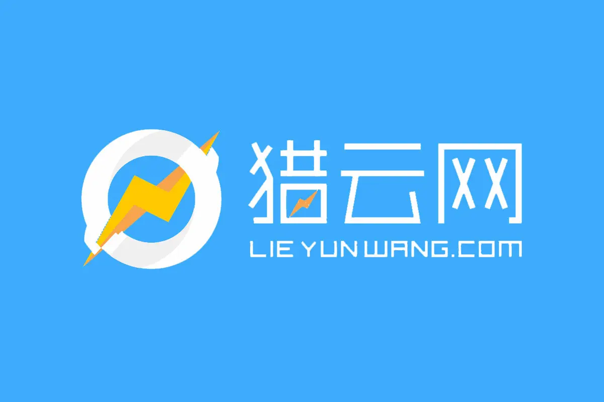 猎云网反白logo