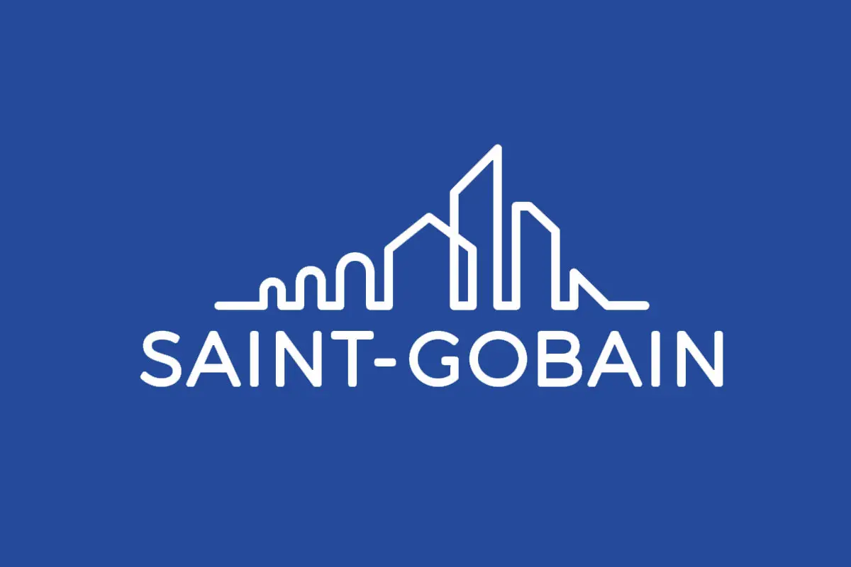Saint-Gobain圣戈班玻璃反白logo