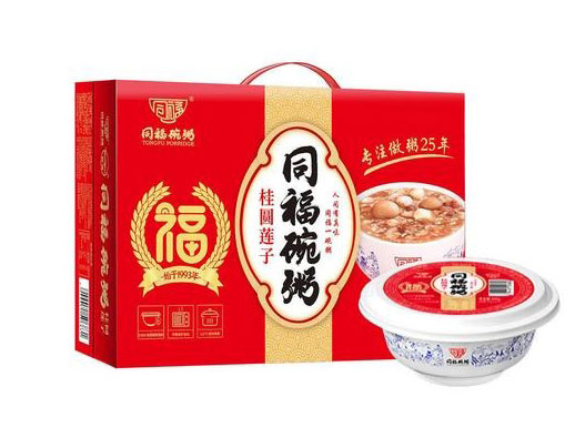 TONGFU同福LOGO设计含义解读及碗粥标志设计理念