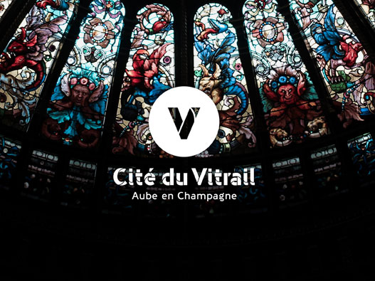 法国特鲁瓦Cité du Vitrail彩色玻璃城品牌视觉形象VI设计