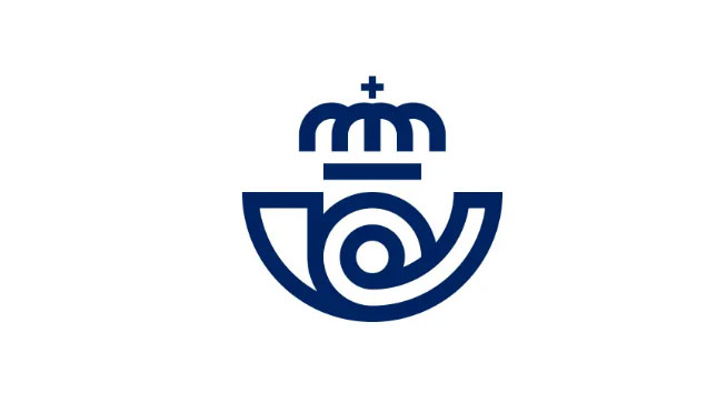 西班牙邮政Correos logo设计含义及物流标志设计理念