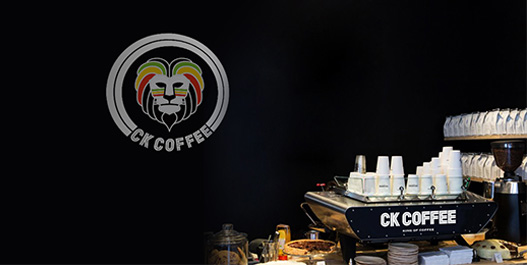 CK COFFEE咖啡logo设计图片