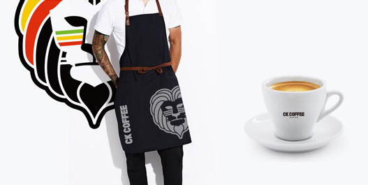 CK COFFEE咖啡logo设计图片