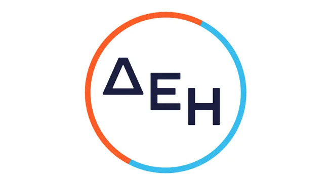 希腊公共电力集团（ΔΕΗ）logo设计含义及能源标志设计理念