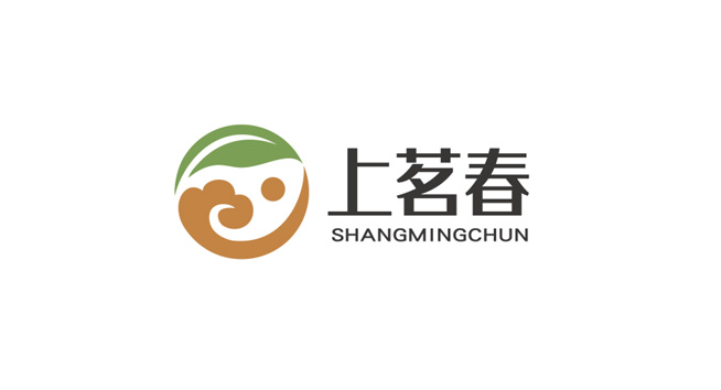 上茗春logo设计含义及食品品牌标志设计理念