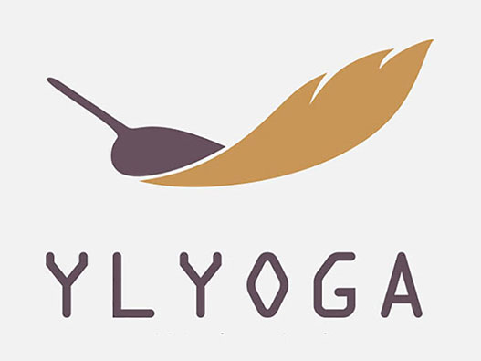 瑜伽商标logo怎么做？悦力瑜伽兰运动健身房品牌logo设计