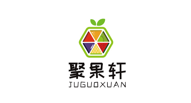 聚果轩logo设计含义及食品品牌标志设计理念