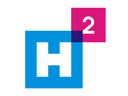 H2 电子产品标志设计含义及logo设计理念